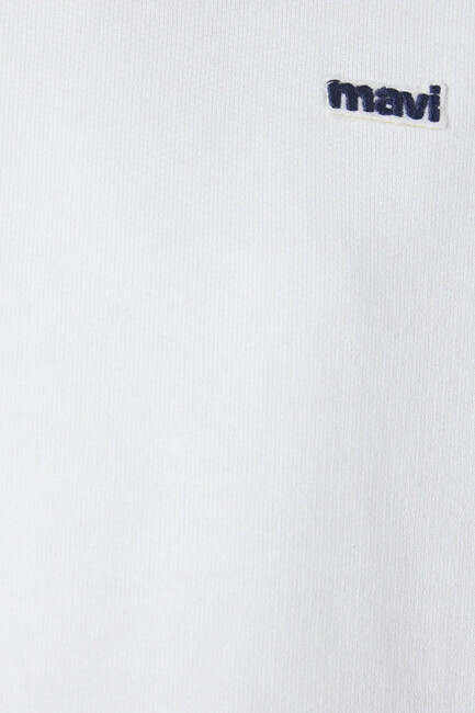 Kadın Logo Baskılı Sweat 1S10366-70057 Beyaz - Thumbnail