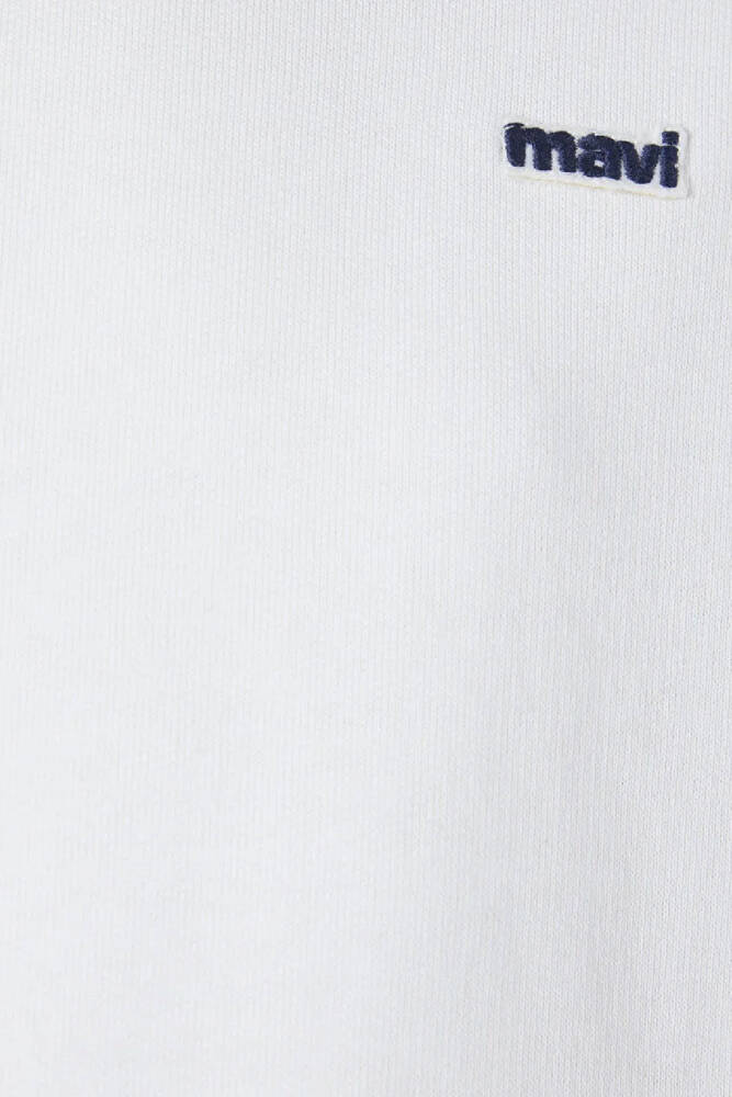 Kadın Logo Baskılı Sweat 1S10366-70057 Beyaz 