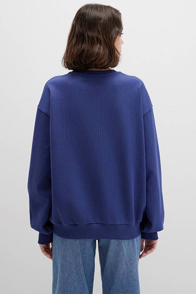 Kadın Logo Baskılı Sweat 1S10372-70498 Lacivert 