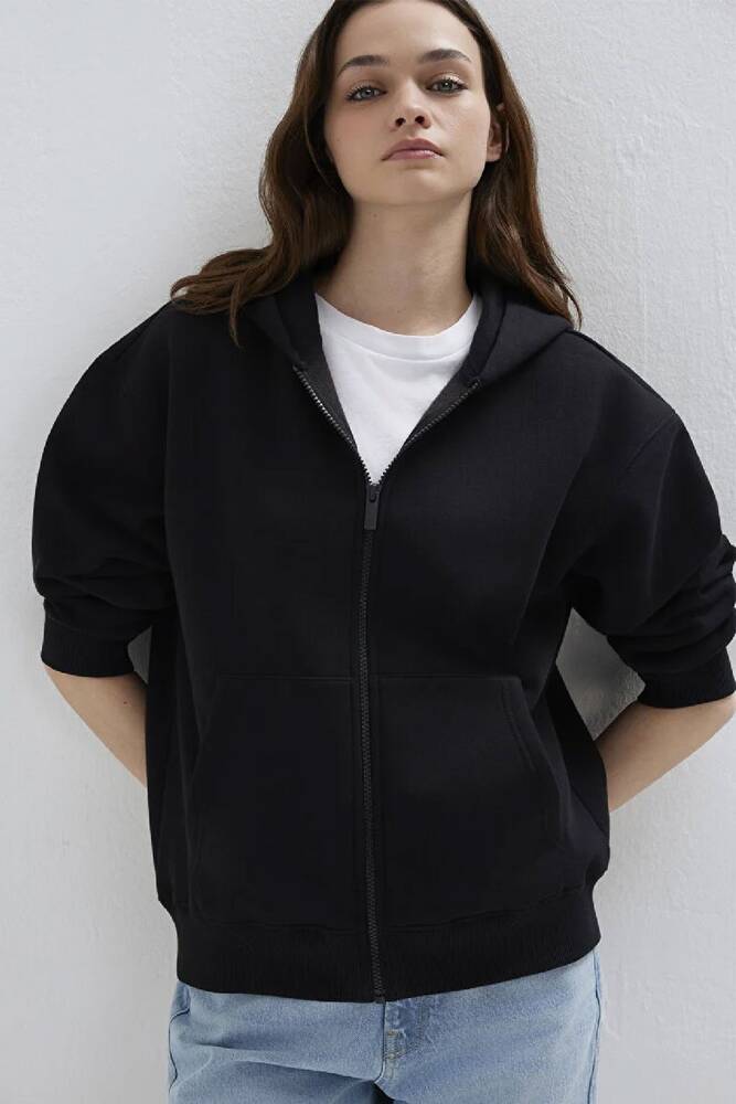 Kadın Logo Baskılı Sweat 1S10532-900 Siyah 