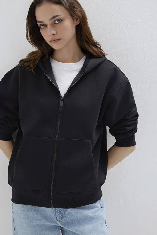 Kadın Logo Baskılı Sweat 1S10532-900 Siyah 