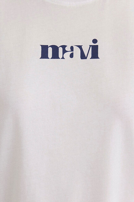 Kadın Logo Tişört 1612241-620 Beyaz - Thumbnail