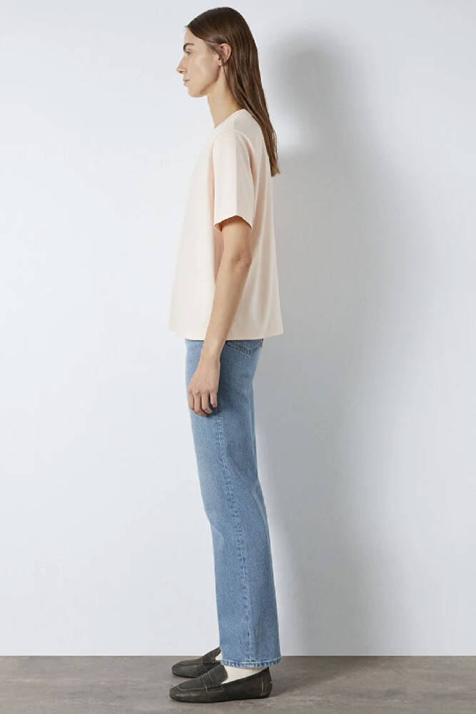 Kadın Logo Tişört 1612829-71121 Pudra 