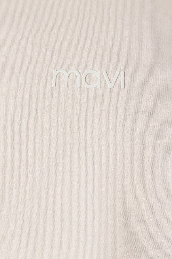 Kadın Logo Tişört 1612829-71121 Pudra 