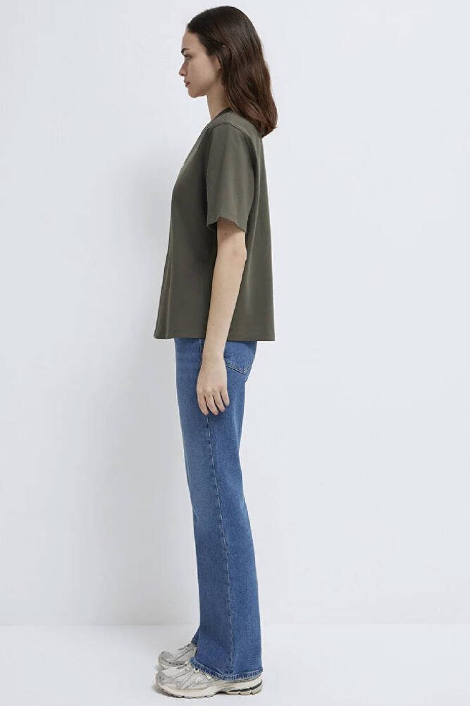 Kadın Logo Tişört 1612829-71553 Haki 