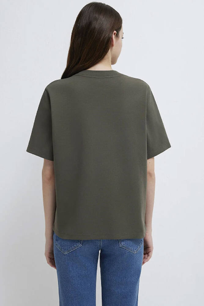Kadın Logo Tişört 1612829-71553 Haki 