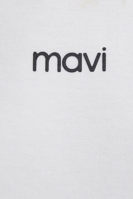 Kadın Logo Tişört 1612829-80194 Ekru - Thumbnail