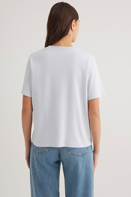 Kadın Logo Tişört 1612829-89201 Mavi - Thumbnail