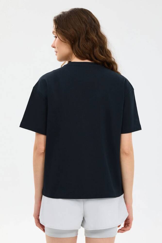 Kadın Loose Fit Tişört S2610046-3817 Siyah 