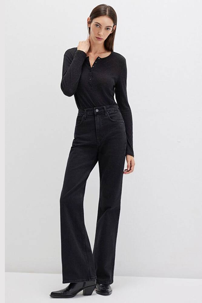 Kadın Los Angeles Icon Jean Pantolon 1010349-90511 Gri 