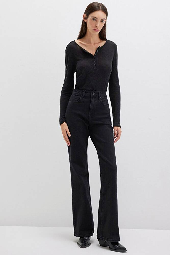 Kadın Los Angeles Icon Jean Pantolon 1010349-90511 Gri 