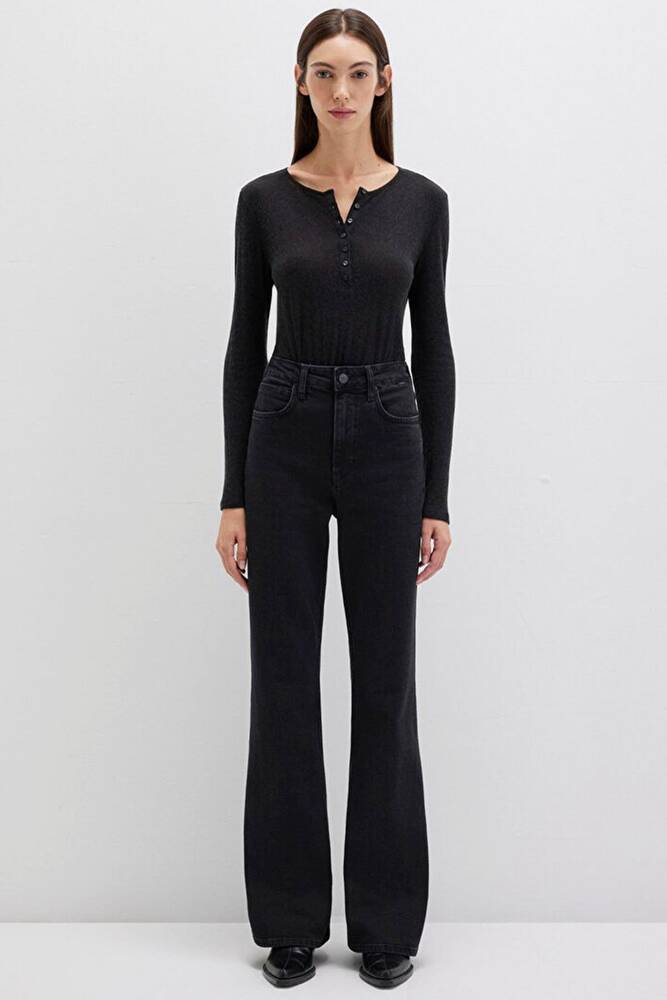 Kadın Los Angeles Icon Jean Pantolon 1010349-90511 Gri 