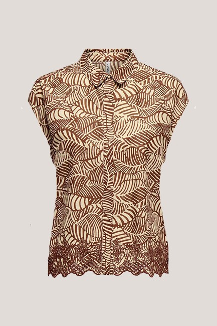 Kadın Lou Lıfe Gömlek 15342569 Kahve (1)