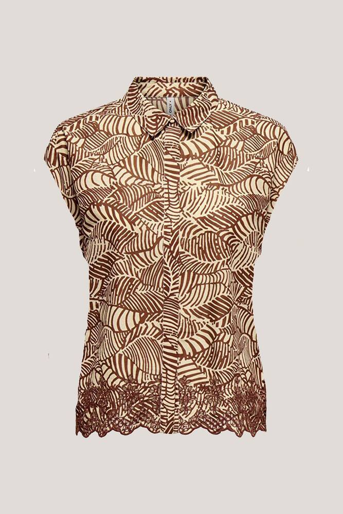 Kadın Lou Lıfe Gömlek 15342569 Kahve 