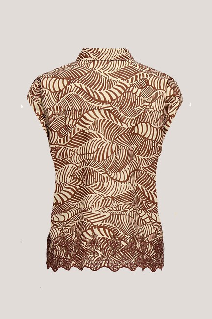 Kadın Lou Lıfe Gömlek 15342569 Kahve (2)