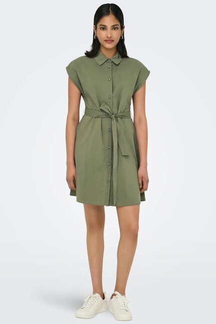 Kadın Lou Lıfe S/S Elbise 15348203 Haki (3)