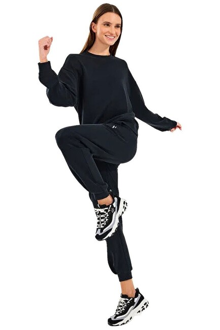 Kadın Lounge Jogger Eşofman Altı S2510056-3817 Siyah (3)