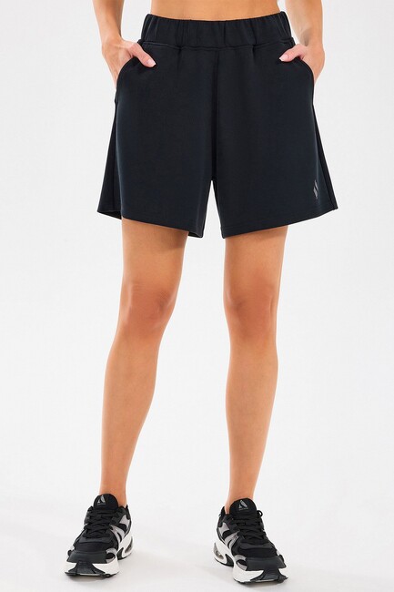 Kadın Lounge Regular Şort S2510059-001 Siyah (2)