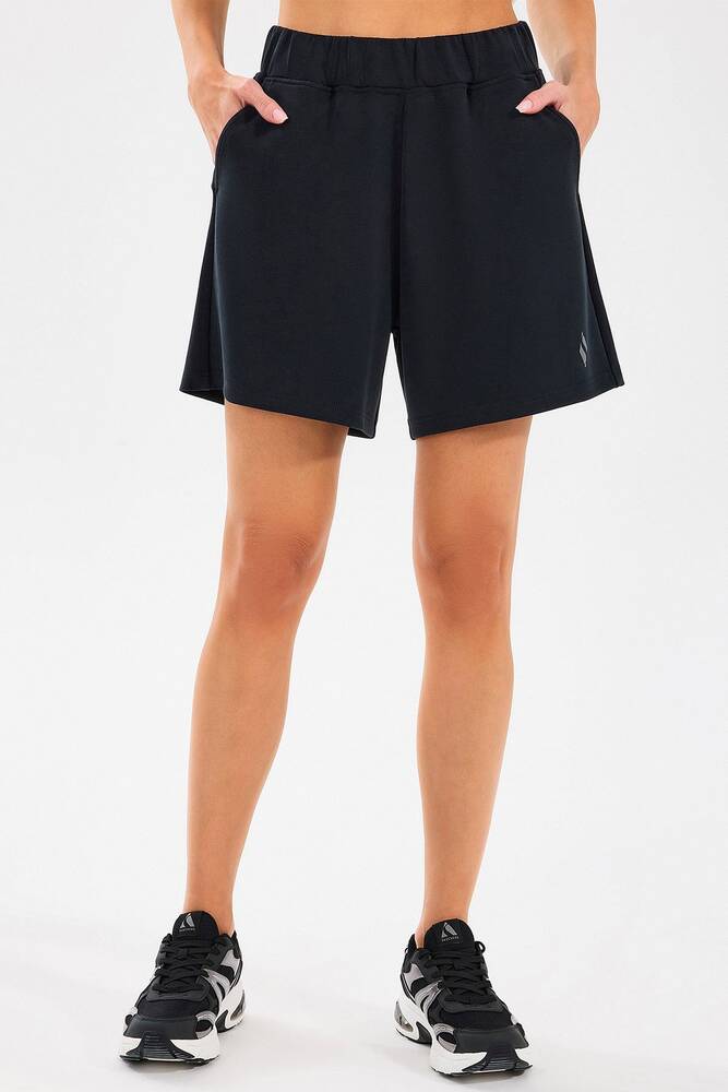 Kadın Lounge Regular Şort S2510059-001 Siyah 