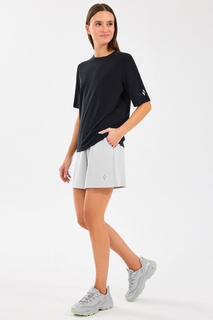 Kadın Lounge Regular Şort S2510059-035 Gri (1)