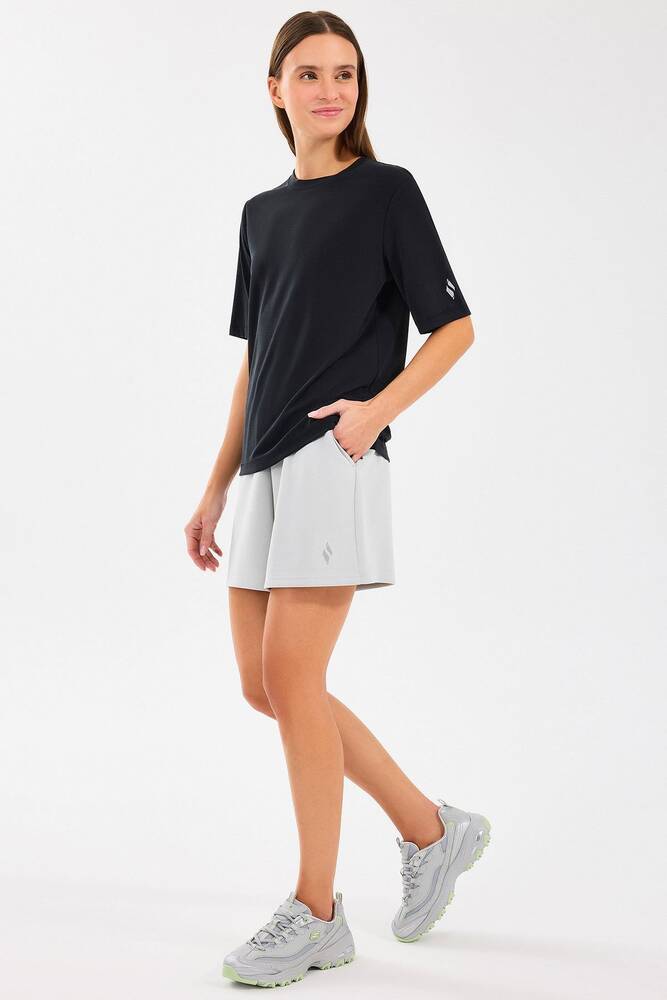 Kadın Lounge Regular Şort S2510059-035 Gri 