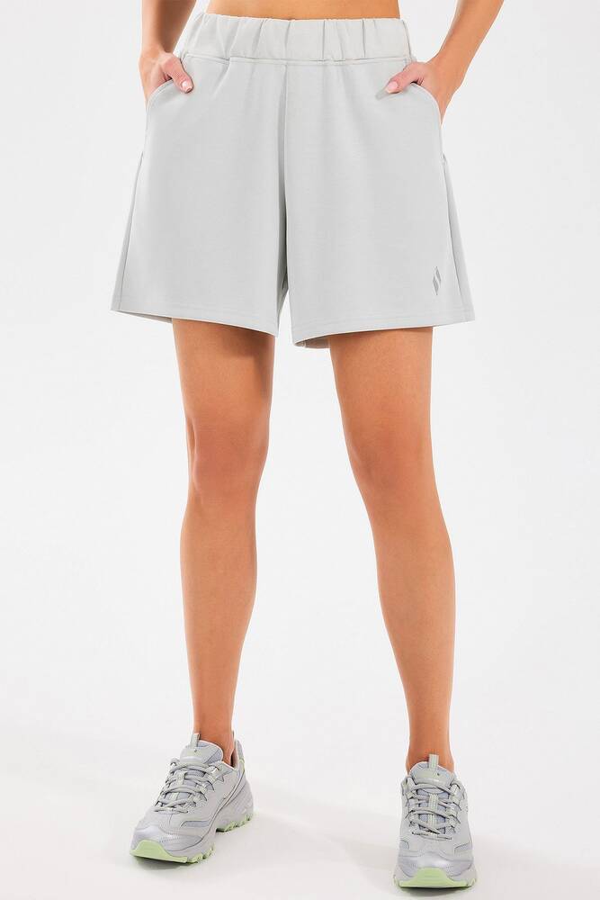 Kadın Lounge Regular Şort S2510059-035 Gri 