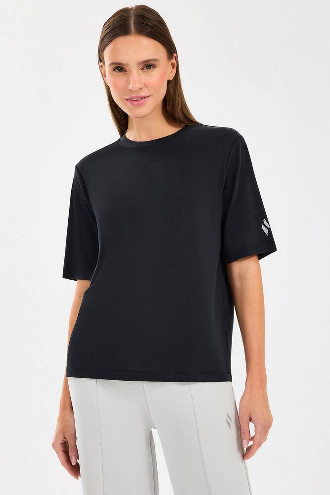 Kadın Lounge Regular Tişört S2510327-001 Siyah 