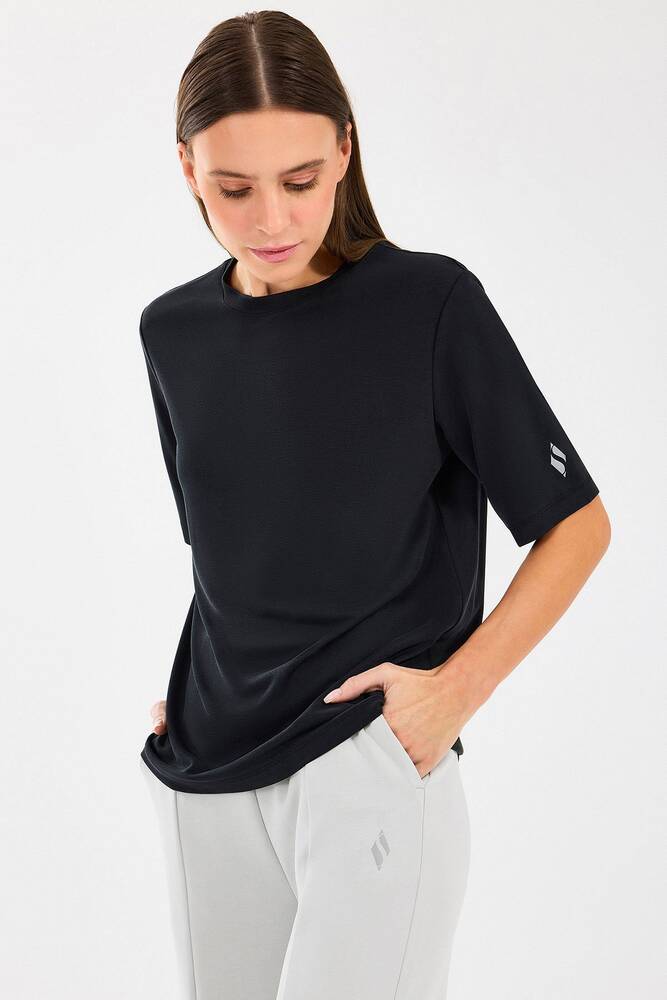 Kadın Lounge Regular Tişört S2510327-001 Siyah 