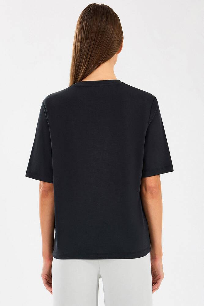 Kadın Lounge Regular Tişört S2510327-001 Siyah 