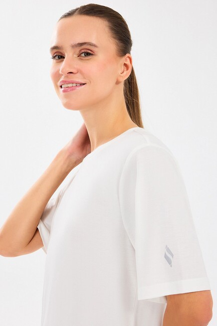 Kadın Lounge Regular Tişört S2510327-102 Ekru (2)