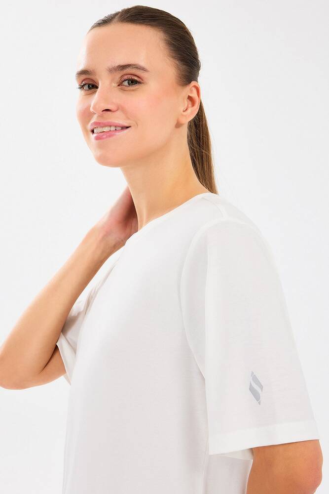 Kadın Lounge Regular Tişört S2510327-102 Ekru 
