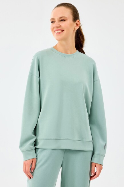Kadın Lounge Sweat S2510052-3869 Yeşil (1)