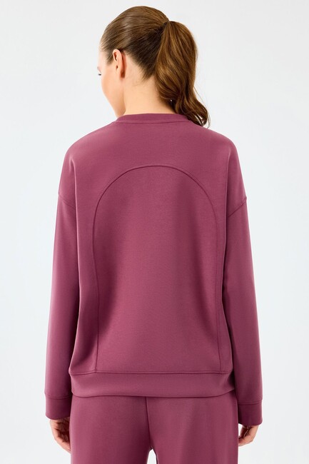 Kadın Lounge Sweat S2510052-3877 Bordo (2)
