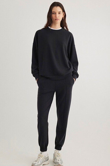 Kadın Oversize Sweat 168837-900 Siyah (1)