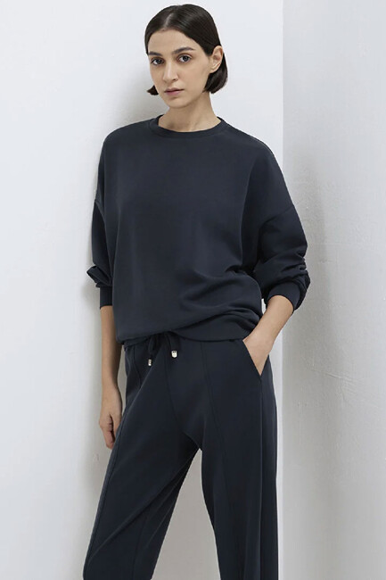 Kadın Oversize Sweat 168837-900 Siyah (3)