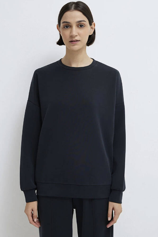 Kadın Oversize Sweat 168837-900 Siyah 