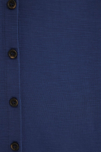 Kadın Lux Touch Modal Tişört 168081-70491 Lacivert - Thumbnail