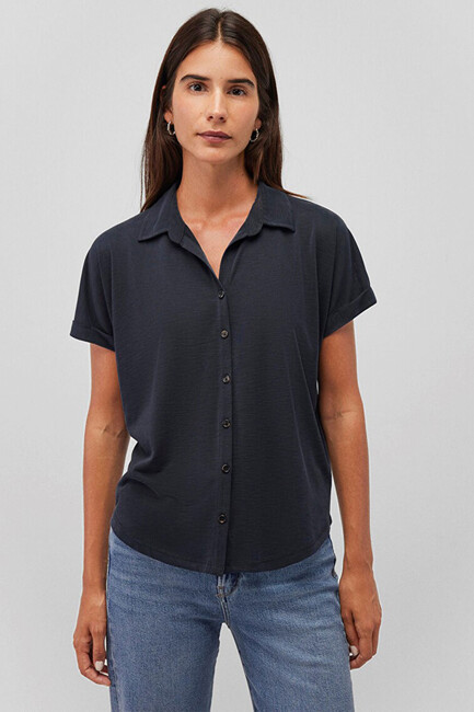 Kadın Lux Touch Modal Tişört 168081-900 Siyah (3)