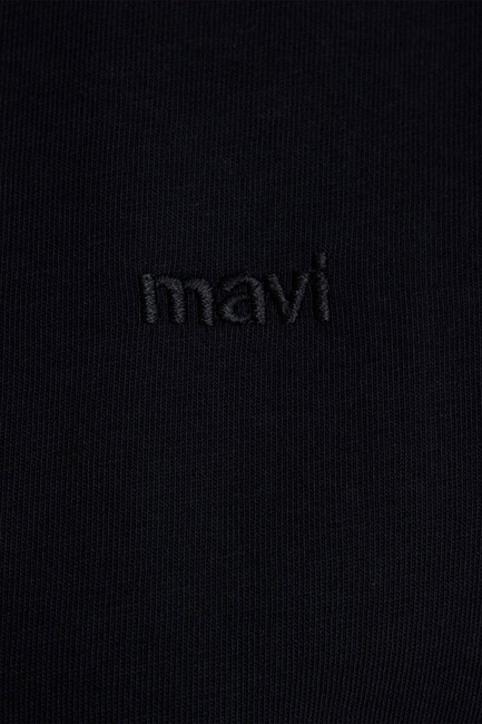 Kadın M Baskılı Tişört 1613225-900 Siyah - Thumbnail