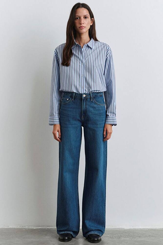 Kadın Malibu Icon Jean Pantolon 1010152-90516 Mavi 