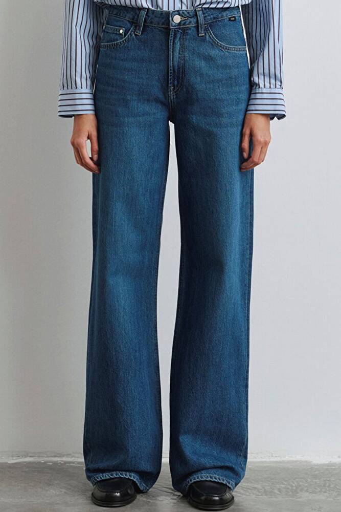 Kadın Malibu Icon Jean Pantolon 1010152-90516 Mavi 