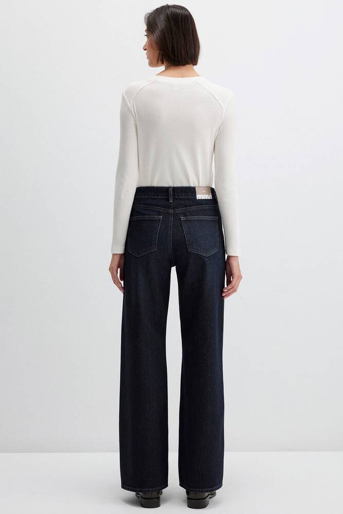 Kadın Malibu Jean Pantolon 1010152-91221 Lacivert 