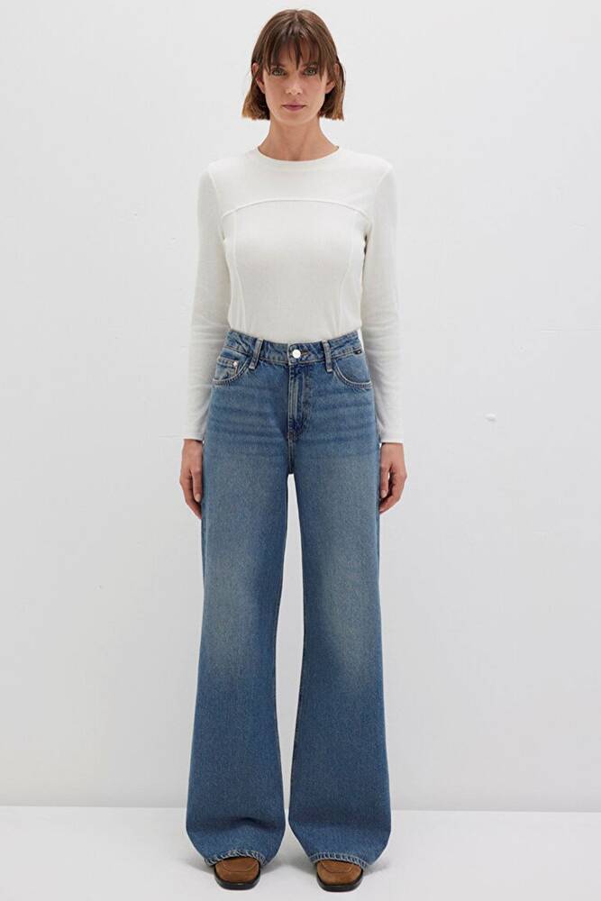 Kadın Malibu LT Icon Jean Pantolon 1010152-90515 Mavi 