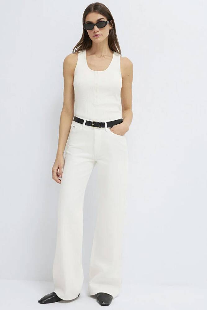 Kadın Malibu Mavi Edition Jean Pantolon 1010152-A3059 Beyaz 