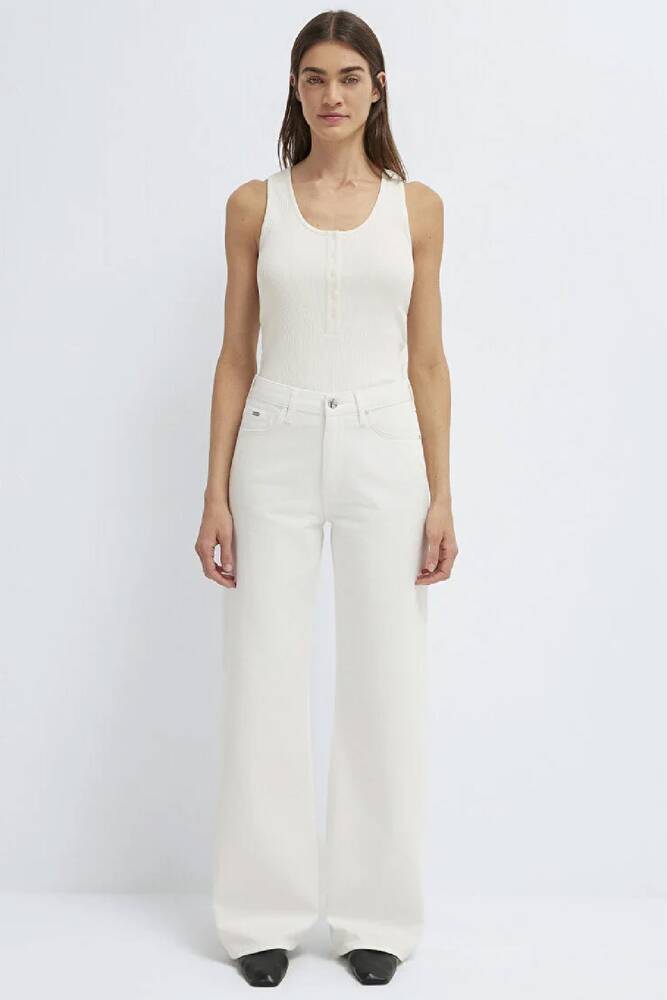 Kadın Malibu Mavi Edition Jean Pantolon 1010152-A3059 Beyaz 