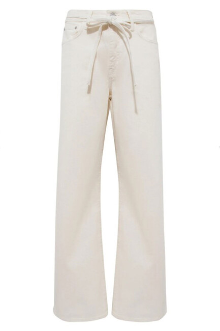 Kadın Malibu Renkli Jean Pantolon 1010755-91151 Ekru - Thumbnail