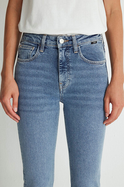 Kadın Maria 90s Jean Pantolon 101225-35482 Mavi - Thumbnail