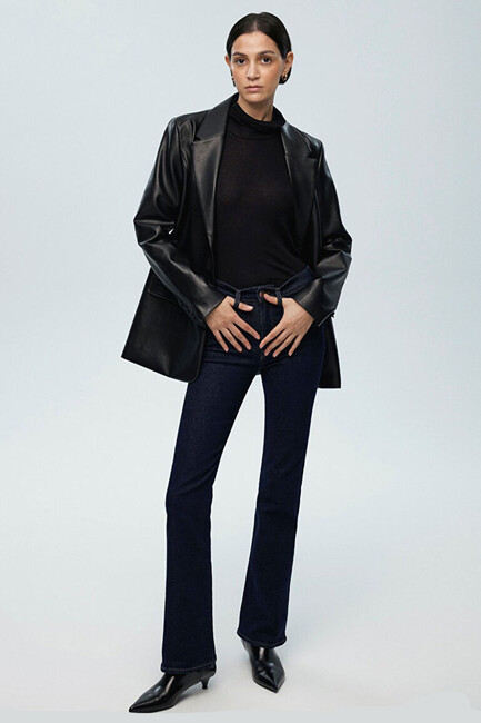 Kadın Maria Gold İcon Jean Pantolon 101225-83035 Lacivert (1)