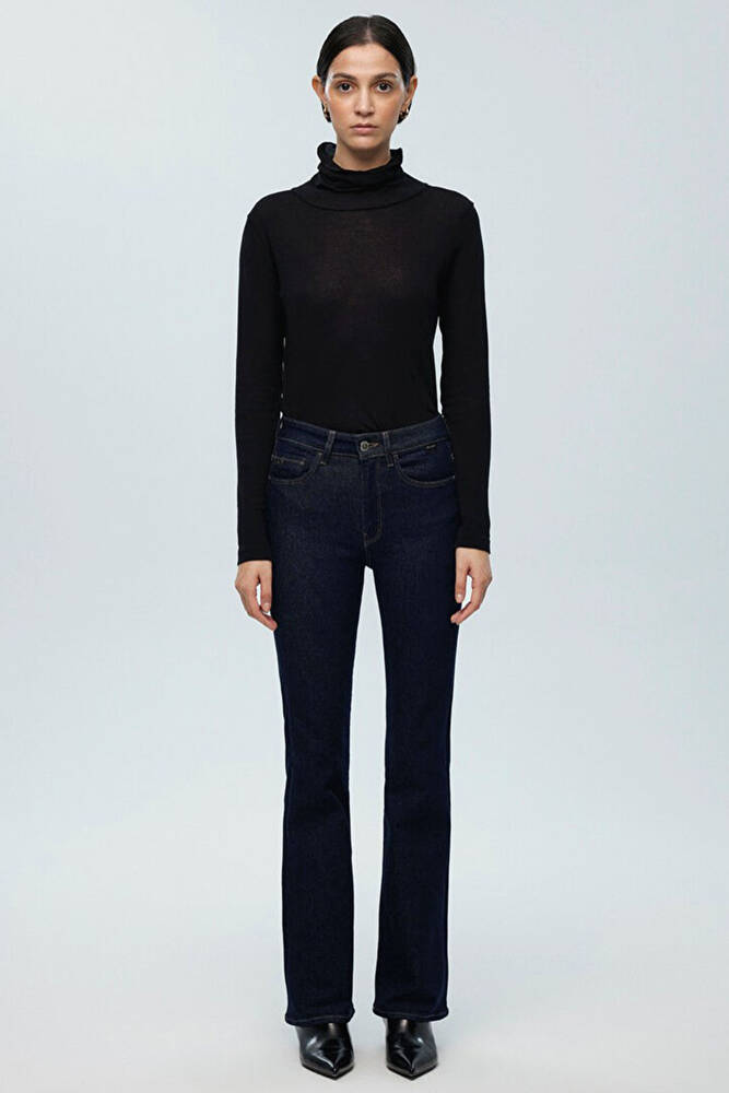 Kadın Maria Gold İcon Jean Pantolon 101225-83035 Lacivert 