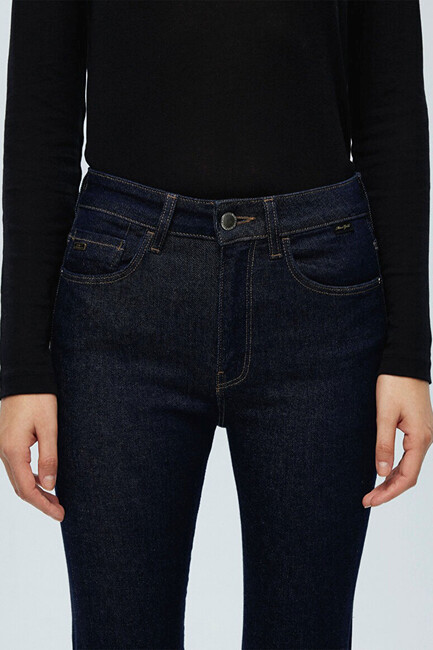 Kadın Maria Gold İcon Jean Pantolon 101225-83035 Lacivert - Thumbnail